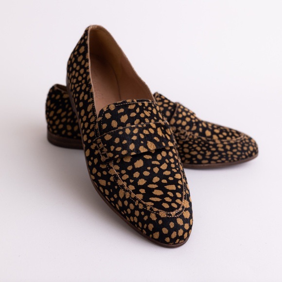 Madewell Alex Genuine Calf Hair Loafer in Toffee Multi - Picture 2 of 5